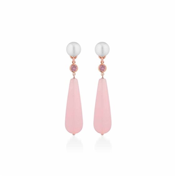 Orecchini Lelune Donna LELUNE GLAMOUR in Argento Perla LGEA548.4 - LGEA548.4